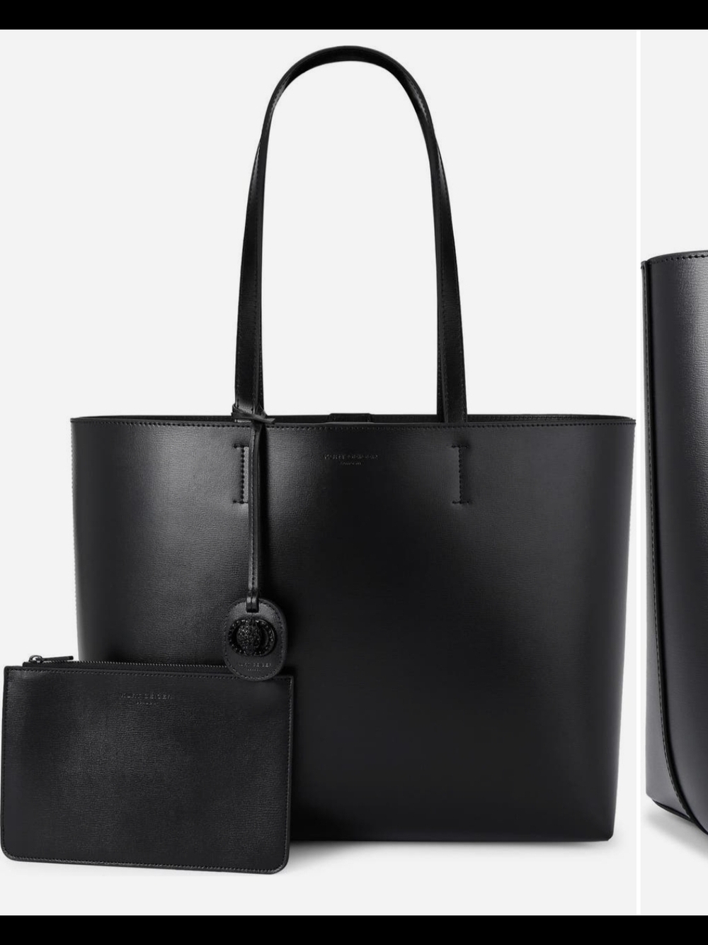 Kurt Geiger Black Leather Tote Bag for Men - Picture 4 of 9